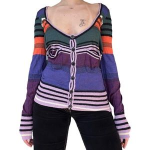 Miss Sixty vintage stripped cardigan